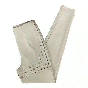 QUII high waisted moto grommet skinny riding jodhpurs pants leggings sz small